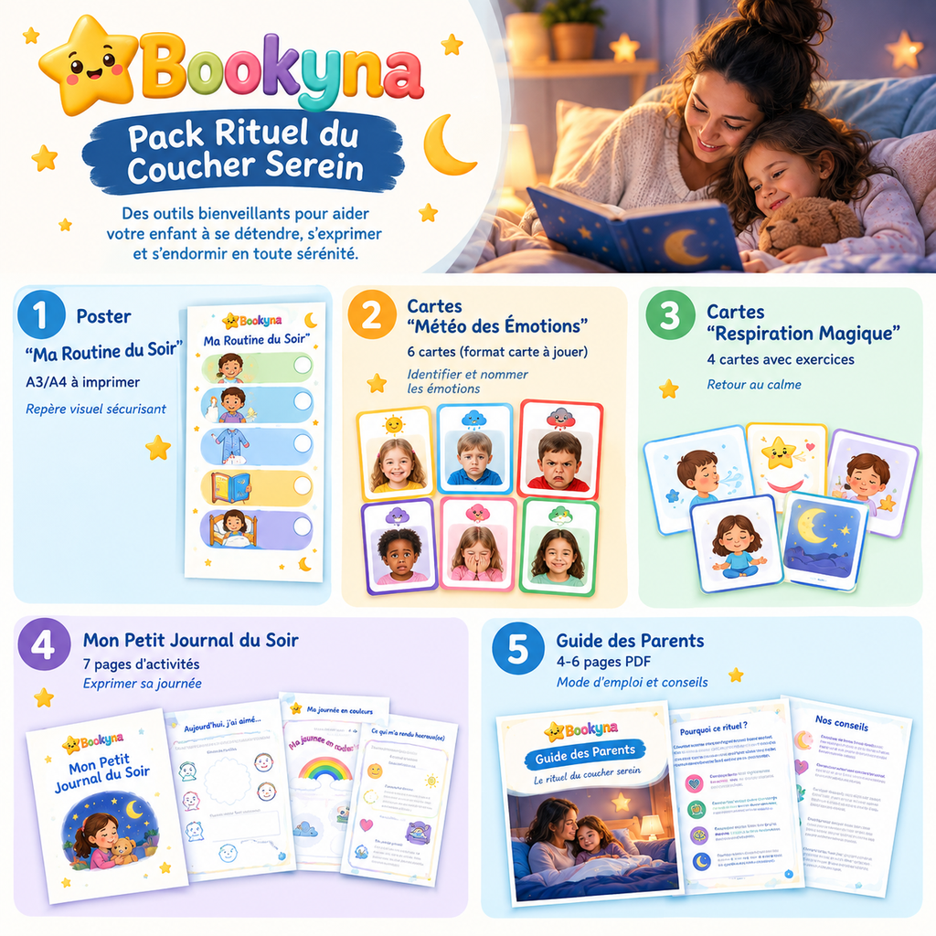 Bookyna Pack - Rituel du Coucher Serein