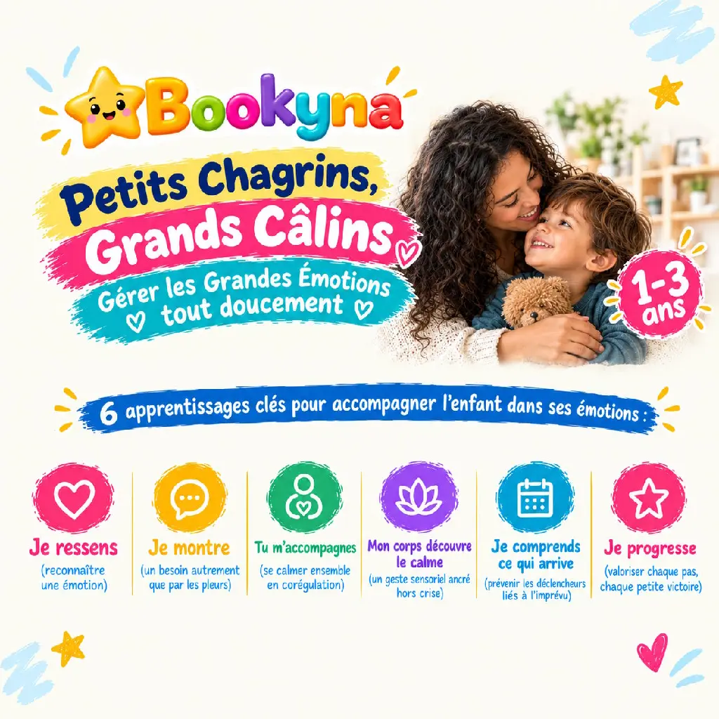 Bookyna pack - Petits Chagrins, Grands Câlins (1-3 ans)